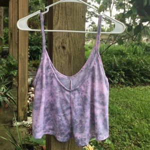 Acid Wash Cropped Tank Top - Alloy Apparel